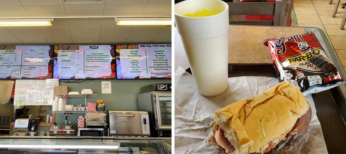 Tasty Subs Menu