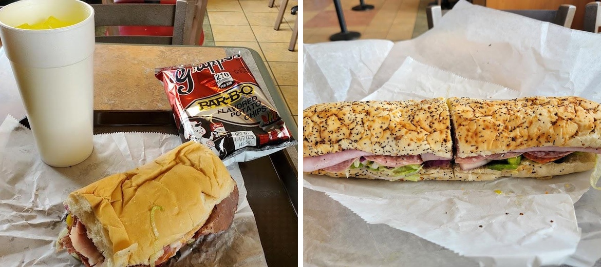 Tasty Subs Menu